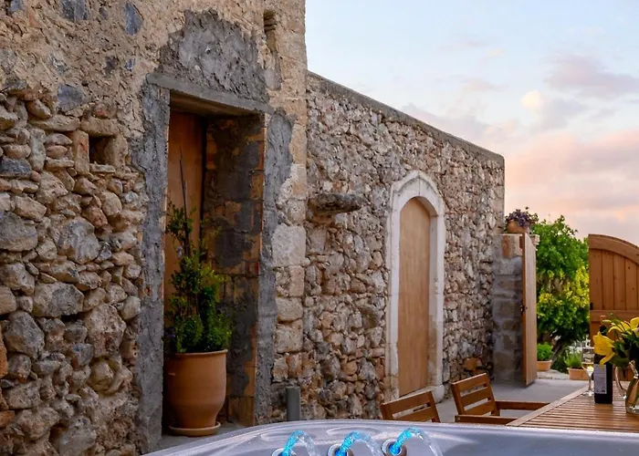 Casa Lotzeta In Piskopiano - 3bd Relaxing - Private Jacuzzi Chersonissos